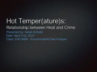 Relationship Between Heat and Crime: A Data Analysis Study