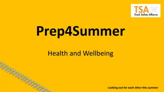 Summer Health and Wellbeing Tips: Stay Hydrated and Take Care