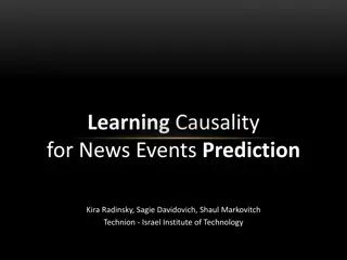 Causality in News Event Prediction