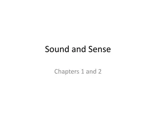 Exploring Poetry: Sound and Sense