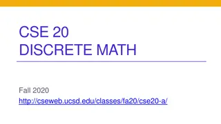 Discrete Mathematics Learning Goals and Examples in Propositional Logic