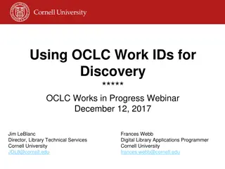 Enhancing Discovery with OCLC Work IDs