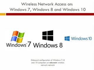 Guide to Wireless Network Access Configuration on Windows 7, 8, and 10