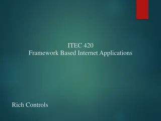 Developing Rich Controls for Internet Applications with Framework-Based Approach