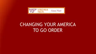 How to Easily Modify Your America To Go Order