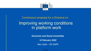 Proposal for Directive to Enhance Working Conditions in Platform Work