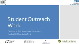 Engaging Student Outreach Initiatives by Amy Denning and Emma Kaye at Airedale NHS Foundation Trust