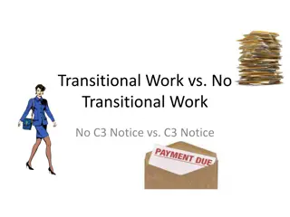 Transitional Work and C3 Notices in Vocational Rehabilitation