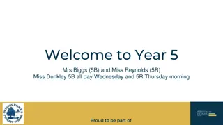 Welcome to Year 5: Class Schedule and Curriculum Overview