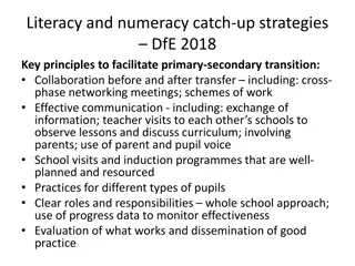 Strategies for Effective Primary-Secondary Transition Support