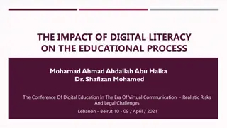 The Impact of Digital Literacy on Education in the Era of Virtual Communication