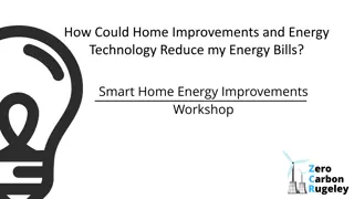 Exploring Home Energy Improvements and Smart Technology for Energy Efficiency