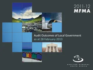 Local Government Audit Outcomes Analysis as of February 2013