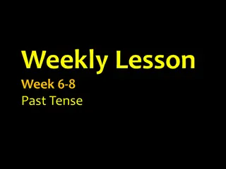 English Language Learning Weekly Lesson and Exercise Review