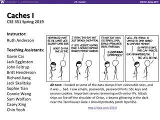 CSE351 Spring 2019 - Caches and Memory Concepts