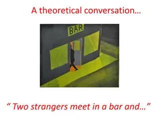 A Theoretical Conversation: Paul and Zoe’s Encounter