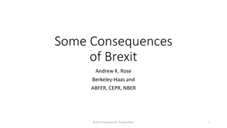 Consequences of Brexit: Insights by Andrew K. Rose - An Overview