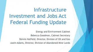 Federal Funding Update for Infrastructure Investment and Jobs Act in Kentucky