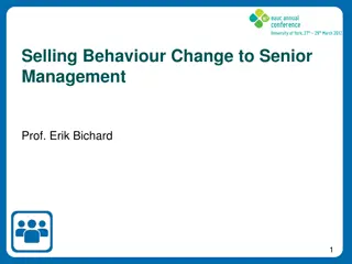 Influencing Human Behavior for Effective Policy Change