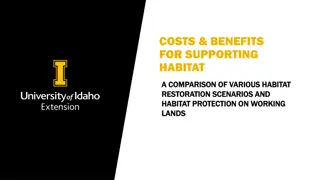 Habitat Restoration and Protection Initiatives in SW Washington: Costs and Benefits