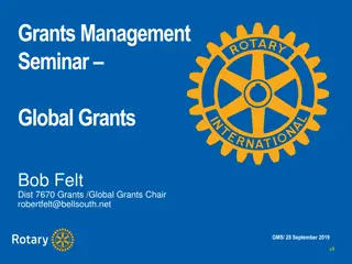 Global Grants Management Seminar Highlights