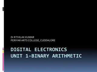 Introduction to Binary Arithmetic for Digital Electronics