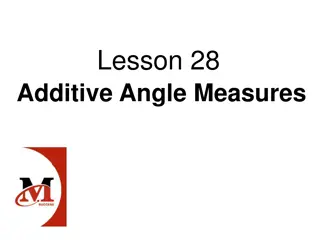 Understanding Additive Angle Measures