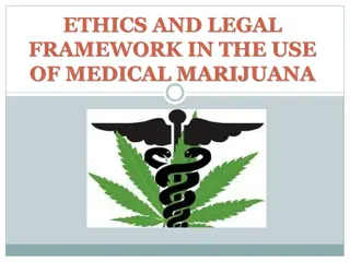 Ethics and Legal Framework in Medical Marijuana Use