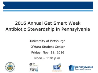 Antibiotic Stewardship Awareness Event at University of Pittsburgh