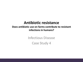 Antibiotic Resistance in Humans: Impact of Antibiotic Use on Farms