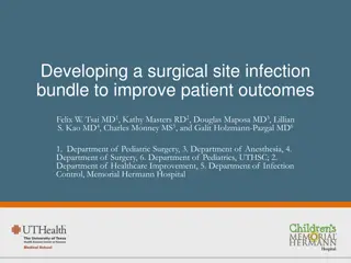 Developing a Surgical Site Infection Bundle for Improved Patient Outcomes