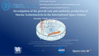 Investigating Microgravity Effects on Marine Actinobacteria in the International Space Station