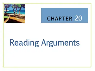 Understanding the Basic Components of an Argument