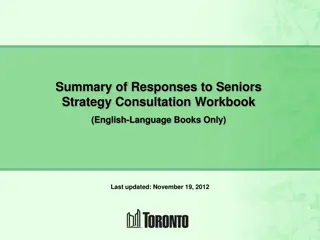 Insights from Seniors Strategy Consultation Workbook