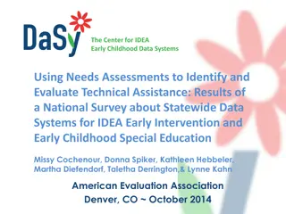 DaSy Center's Needs Assessment for Early Childhood Data Systems