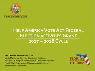 Federal Election Activities Grant Program Overview