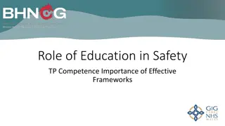 Importance of Competency Frameworks in Ensuring Safety and Excellence in Education