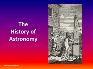 The History of Astronomy: From Ancient Wonder to Modern Science