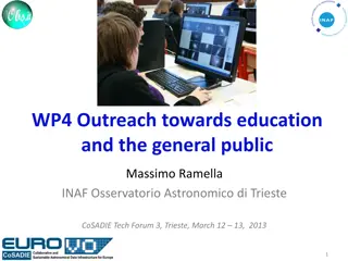 Consolidation of Outreach Activities in Astronomy Education