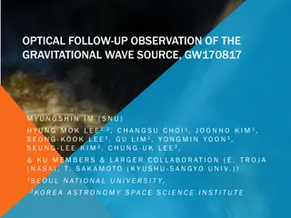 Optical Follow-Up Observation of GW170817 and GW Astronomy Milestones