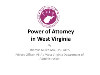 Power of Attorney in West Virginia