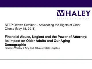 Understanding the Impact of Financial Abuse and Neglect in Older Adults