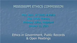 Mississippi Ethics Commission - Ensuring Transparency and Accountability in Government