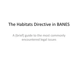 Guide to the Habitats Directive in BANES - Legal Issues Overview