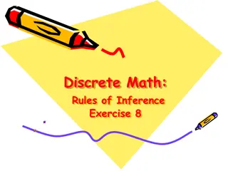 Rules of Inference Exercise Solutions in Discrete Math