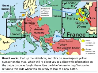 Major Battles of World War I in 1914