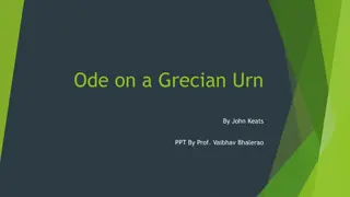 Ode on a Grecian Urn by John Keats - Analysis and Interpretation