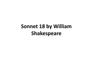 Analysis of Sonnet 18 by William Shakespeare