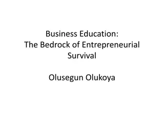 Business Education: The Key to Entrepreneurial Success