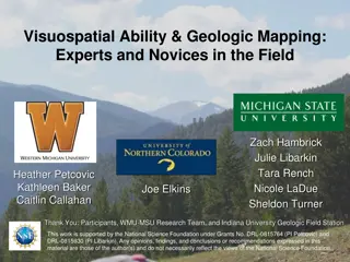 Visuospatial Ability and Geologic Mapping Study